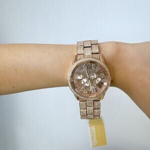 Michael Kors MK6933 Bradshaw Rose Gold Extreme Gliz Watch